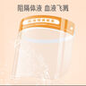 HANASS 医用隔离面罩儿童款头戴式 3个  防尘防风沙防粉尘防雾高清透光  实拍图