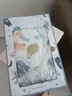 儿童浴巾纯棉透气纱布浴巾新生婴儿浴巾120*120cm粉色+蓝色*各1盒 实拍图