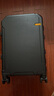 欧遥行李箱可上飞机小型登机箱男士商务出差皮箱子结实耐用铝框拉杆箱 黑色【USB充电口+侧挂钩】 20英寸 【终身质保+备用轮+箱套】 实拍图