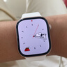 Apple/苹果 Watch Series 10智能手表蜂窝款46毫米玫瑰金色铝金属表壳淡桃粉色运动型表带S/M MWYM3CH/B 实拍图