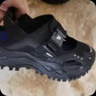 斐乐（FILA）FUSION斐乐潮牌女鞋运动凉鞋新款休闲运动鞋硬糖凉鞋 黑-BK 38 实拍图