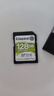 金士顿（Kingston）128GB SD存储卡 U3 V30 相机内存卡 sd卡大卡 支持4K 高速连拍 读速100MB/s 写速85MB/s 实拍图