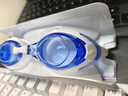 速比涛（Speedo）成人泳镜飞鱼系列精工高清防水防雾泳镜男女通用 白色/蓝色  实拍图