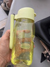 特百惠（Tupperware）乐趣550ml男女学生大容量运动可爱便携夏季塑料水壶水杯子 柔蜜粉550ml1个 实拍图