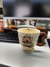 Diller马克杯高颜值情侣水杯实用女生闺蜜生日礼物桌面咖啡杯陶瓷杯新款 米白色-卡皮巴拉400ml 实拍图