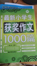 最新小学生获奖作文1000篇 小学生优秀满分作文素材书三四五六年级适用作文辅导 波波乌作文  实拍图