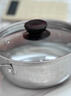 【活动中】食品级炖锅煮面条煮粥奶锅火锅电磁炉不锈钢汤锅家用锅 【中号 20CM】送盖 1cm 实拍图