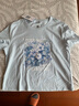 真维斯圆领宽松纯棉短袖t恤女春秋季新款短款小个子休闲t恤长袖上衣服GX 雾霾蓝-浅蓝油画 XL 【不掉色】 实拍图