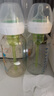 布朗博士玻璃奶瓶 6-9月宝宝断奶奶瓶 防胀气宽口奶瓶270ml 双兔 实拍图