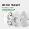 绿鼻子（green nose）儿童口罩0-6月婴儿口罩小孩宝宝口罩0-3-6岁3d立体一次性防护口罩 4-8岁 刺猬邮差员-10枚装 实拍图
