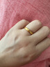周生生黄金戒指Amore足金开口戒女款 求婚78036R计价3.45克 实拍图