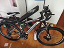 金武端自行车成人山地车公路赛车单车骑行变速超轻越野中学生初中青少年 旗舰版-辐条轮-黑白色 27.5寸27速 实拍图