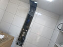 海沐莎集成热水器一体式家用即热式淋浴屏酒店卫生间速热洗澡智能变频恒温省电全新升级即热式电热水器  舒适款【黑钛1.5米】净水过滤+全屋供热 实拍图