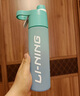 李宁水杯运动喷雾水杯大容量跑步骑行健身专用便携耐高温户外水壶黄蓝 实拍图
