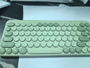 B.O.W无线蓝牙三模键盘鼠标套装轻薄便携办公USB充电键鼠适用ipad苹果平板手机笔记本电脑外设打字静音 清新绿丨三模键盘+双模鼠标丨充电版 实拍图