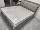 香丽华庭现代简约双人床1.8米x2米主卧大床多功能真皮床小户型高箱储物床 床+透气护脊椰棕床垫20cm 1.8米*2米平移气压+三抽(15cm钢木床板) 实拍图