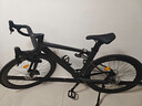 兰令（RALEIGH）捷豹公路自行车成年人男女入门级弯把赛车变速通勤骑行单车 曜夜黑-Pro版【升级桶轴+120响花鼓】 M码（建议身高165-185cm） 18速-线拉油碟 实拍图