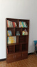 米客米家（MIKEMIJIA）书架简约落地收纳多功能大容量省空间储物架多层置物书架柜子 【柜门款】100*24*180cm原野色 实拍图