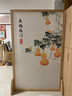 新中式屏风隔断客厅进门玄关卧室遮挡家用实木入户禅意荷花办公室 图1 樟子松：80*180CM（实木边框 ） 实拍图