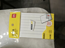 得力（deli）横线便利贴可粘便签纸优事贴错题贴中号笔记贴高颜值手账考研便签本76*101mm/单本装BT301白色 实拍图