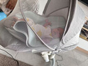 优乐博（ULOP）摇摇椅婴儿摇椅哄睡哄娃神器宝宝电动摇摇椅新生儿礼盒婴儿用品 婴儿摇篮摇摇床娃娃摇椅-月光灰 实拍图