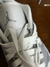 耐克NIKE篮球鞋男女同款小迪奥AJ1 JORDAN 1运动鞋DC0774-105白灰37.5 实拍图