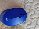 罗技（Logitech）M330 静音鼠标 无线鼠标 办公鼠标 右手鼠标 蓝色 带无线2.4G接收器 实拍图