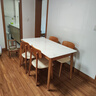 林氏家居北欧风岩板餐桌家用小户型长方桌椅全套LH628R3 实拍图