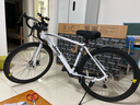 Jeep 吉普公路车碟刹变速自行车山地单车弯把代步车利刃系列 -风驰 速飞-弯把-高碳钢-黑白色 26寸(适合身高160-183cm) 27速 实拍图