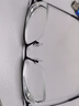 依视路（ESSILOR）男女款商务超轻镜框可配依视路镜片光学近视定制防蓝光平光眼镜 金属-半框-2012BK-黑色 镜框+依视路膜岩高清1.60现片 实拍图