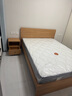 全友家居 北欧原木风卧室单人床1.5x2米现代简约板式家用大床国家补贴 实拍图