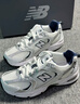 NEW BALANCE NB530官方老爹鞋男鞋女鞋情侣复古网鞋夏季透气网面运动休闲鞋 米白/金属银MR530KA 建议拍小半码 41.5 (脚长26cm尺码详询客服) 实拍图