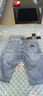 花花公子（PLAYBOY）牛仔短裤男2025夏季休闲男士七分裤宽松潮流弹力沙滩裤薄款直筒裤 实拍图