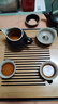 京东京造 茶具整套 功夫茶具陶瓷套装茶壶茶杯茶盘【黑陶提梁壶】 12件套  实拍图