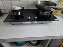美的（Midea）燃气灶双灶家用5.0KW大火力黑晶宽面板台嵌两用双灶液化气灶Q330 实拍图