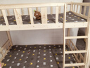 筱环【送货上门包安装】上下床儿童实木床上下铺双层小孩高低子母床 单梯款+床垫+书架 上铺宽100下铺宽120-全实木 实拍图