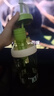 【活动专享】大容量水杯冰霸吸管杯高颜值学生茶水分离杯子 肚肚杯1个-浅绿色 实拍图