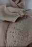 红豆居家无钢圈文胸性感蕾丝网纱聚拢洞洞杯透气女士内衣豆绿B80 实拍图