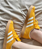 adidas T头鞋 VL COURT复古板鞋德训鞋男女阿迪达斯轻运动   黄色/亮白/汉玉白(推荐女生选小半码)   40.5 实拍图