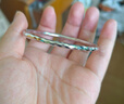 周六福（ZLF）520礼物  PT950铂金手镯女款白金车花棱纹百搭手饰 56mm-13.24g 晒单实拍图