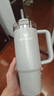 STANLEY巨无霸吸管杯水杯保温杯不锈钢杯子大容量办公887ML-烟灰七夕礼物 实拍图