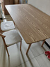 汤能优品餐桌家用原木风餐桌椅组合仿实木简易饭桌小户型公寓餐厅快餐桌子 【原木色】 ｜加粗加厚/超强承重 140cm 【宽80cm】一桌四椅 实拍图