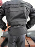 杜汉（DUHAN）摩托车骑行服男四季防摔机车服越野赛车服骑士裤子 D-020黑色上衣 2XL 实拍图