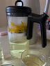 鸣盏飘逸杯玻璃内胆按压式磁吸无杆泡茶壶茶水分离冲茶器茶具懒人茶壶 实拍图
