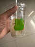 特百惠（Tupperware）乐C塑料杯550ML夏季男女学生便携运动水杯子大容量带吸管 冰水蓝 实拍图