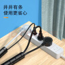 山泽包线管束线管 1.5米 直径40mm 电线收纳管理线器 固定整理绕线器电脑汽车电源线保护套LX-40 实拍图