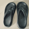 俞兆林（YUZHAOLIN）人字拖女外穿厚底踩屎感夹脚拖外穿沙滩鞋 YQ690 黑色 38/39 实拍图