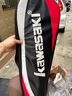 川崎（KAWASAKI）羽毛球拍双拍超轻碳素耐打对拍KD-1蓝红（已穿线+6球+手胶+拍包） 实拍图