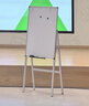 AUCS白板支架式60*90cm 移动挂纸支架写字板磁性黑板 办公室会议室培训家用可折叠升降看板 QUR9060H 实拍图