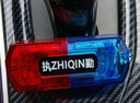百舸 肩灯 红蓝爆闪警示灯 保安值勤巡逻便携式肩夹LED闪光灯 菱形注意安全重力感应款充电款  CW710468 实拍图